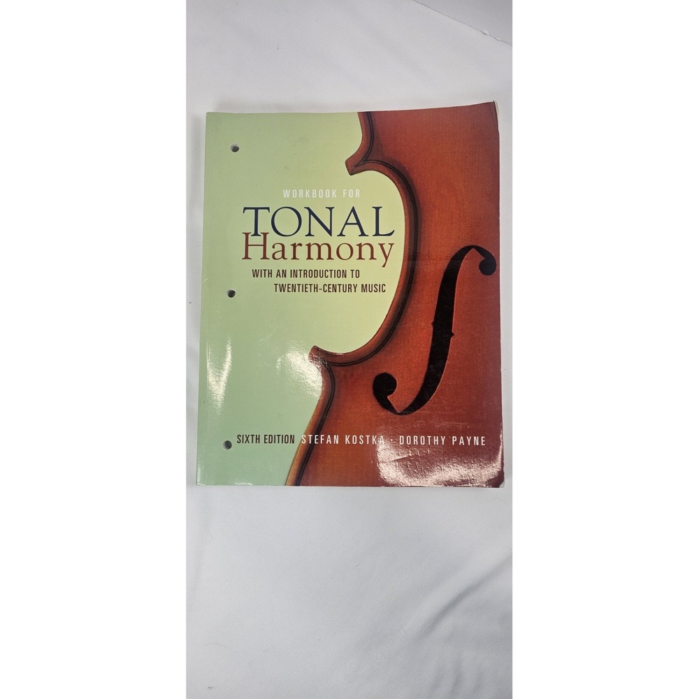 Workbook/Tonal Harmony Compact Disc Stefan Kostka